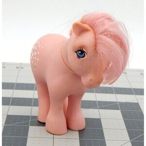 My Little Pony MLP G1 Cotton Candy 1982 Hasbro Hong Kong Pink Freckles Vintage